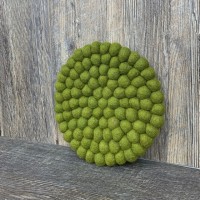 Green Round Trivet